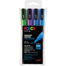 Posca glitter Uni Posca PC-3M Fine Bullet Glitter Cold Marker 4-pack