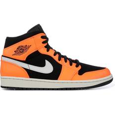 Nike Air Jordan 1 Mid M - Black/Cone/Light Bone