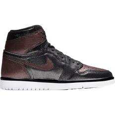 Nike Polyurethane Trainers Nike Air Jordan 1 Retro High OG W - Black/Metallic Rose Gold/White