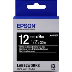 Epson LabelWorks White on Black