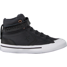 Converse svart läder Barnskor Converse Kid's Pro Blaze Strap Martian Hi - Almost Black/Black/Mason