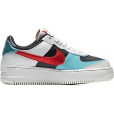 Air force 1 shadow white Nike Air Force 1 Shadow W - Summit White/Chile Red/Bleached Aqua/White