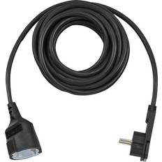 Brennenstuhl Alargador eléctrico ip20 h05vv-f3g1,5 de 5 m (negro) con clavija plana