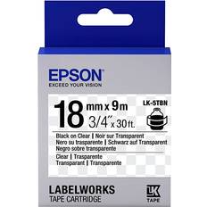 Epson Markeringsteip Epson LabelWorks Black on Clear