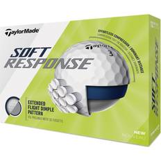 Bianco Palle da golf TaylorMade Confezione Da 12 Palline Da Golf Soft Response Giallo