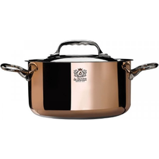 De Buyer Acier Inoxydable Autres Pots De Buyer Prima Matera Copper avec couvercle 5.4 L 24 cm