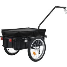  Bicycle Trailer 155x60x83 cm Steel Black