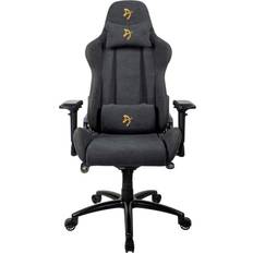 Arozzi Verona Signature Soft Fabric Gaming Chair - Black/Gold