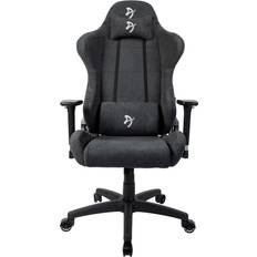 Arozzi Volwassene Gamestoelen Arozzi Torretta Soft Fabric chair fabric Donkergrijs Stoel Stof Tot 100 kg