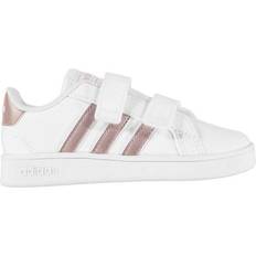 Adidas Infant Grand Court - Cloud White/Copper Met/Light Granite