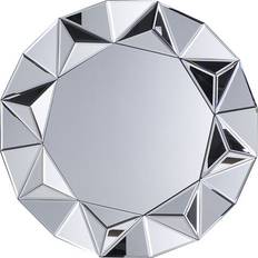 Round Wall Mirrors Beliani Habay Wall Mirror 70cm