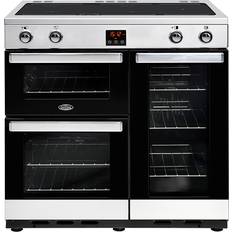 Defrost Function Induction Cookers Belling Cookcentre 90Ei Black, Stainless Steel