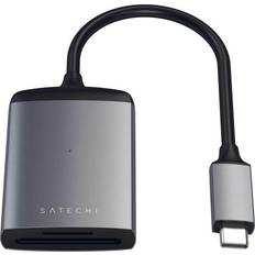 SD - USB-C Muistikortinlukijat Satechi USB-C UHS-II muistikortinlukija Space Gray