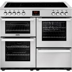 100cm - 5 Burners Ceramic Cookers Belling Cookcentre 100E Stainless Steel