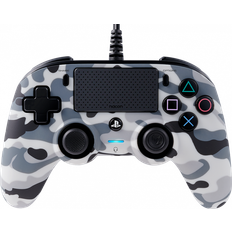 PlayStation 4 Mandos de juego Nacon Mando PS4 Compact Camo Wired Controller, Cable, Gris