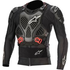 Alpinestars Bionic Tech V2 Chaqueta Protector, negro-rojo, tamaño para hombre Hombre