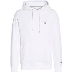 Calvin Klein Uomo Top Calvin Klein Cotton Blend Fleece Hoodie - Bright White