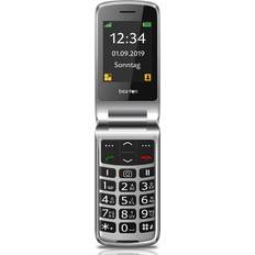 Bea-fon SL495 Téléphone Portable À Clapet 2.4" Argent