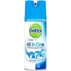 Bactericidal Disinfectants Dettol All in One Disinfectant Spray Crisp Linen 0.106gal