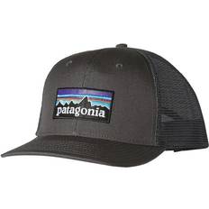 Patagonia Caps Patagonia P-6 Logo Trucker Hat - Forge Grey