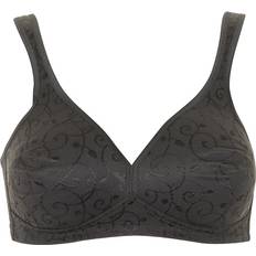 Elegant Cotton Bra - Black