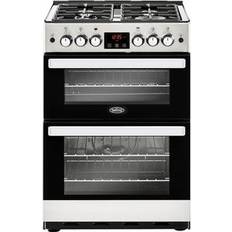 Belling double oven gas cooker Belling Cookcentre 60G Stainless Steel