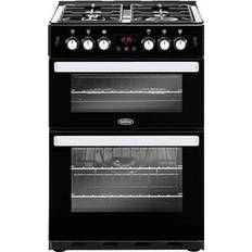 Belling double oven gas cooker Belling Cookcentre 60G Black