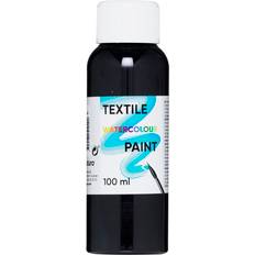 Panduro Farver Panduro Watercolor Textile Color Black 100ml