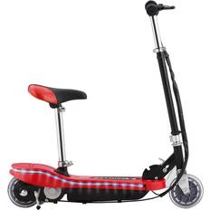 Plegable Vehículos Eléctricos vidaXL Patinete Para Niños Con Asiento Y Led Rojo 120 W