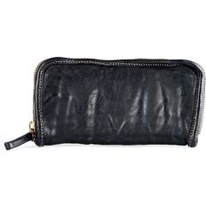 Zip Around Wallet - Black
