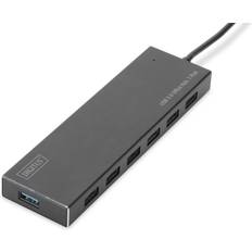 Esterno Hub USB Digitus DA-70241-1 7 Porte USB 3.0