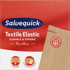 Elastiska Plåster Salvequick Textile Elastic 5m x 6cm