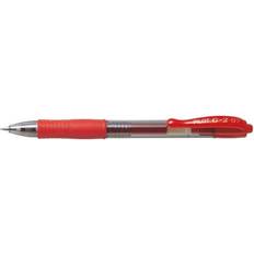 Rojo Bolígrafos Pilot Pilot G207 Retractable Red Rollerball Pen Set of 12 Pieces