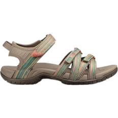 Faux Leather Sport Sandals Teva Tirra - Taupe Multi