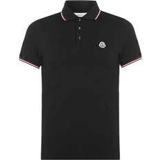 Moncler S Pikétröjor Moncler Polo Shirt - Black