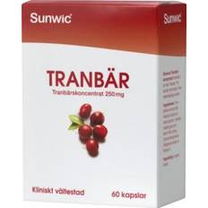 Tranbär Kosttillskott Sunwic Tranbär 60 st