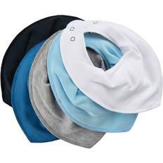 Pippi Savlesmække Pippi Bandana Hagesmæk 5-pak Light Dusty Blue