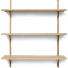 Ferm Living Sector Triple Wide Wall Shelf 87cm