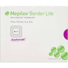 Mepilex border 7.5 x 7.5 Mepilex Border Lite Forbinding 7.5x7.5 cm 5 stk.