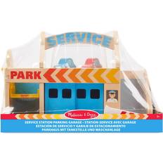 Melissa & Doug Lekegarasjer Melissa & Doug Service Station Parking Garage