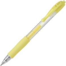 Gule Kulepenner Pilot G-2 Yellow Rollerball Pen 0.7mm