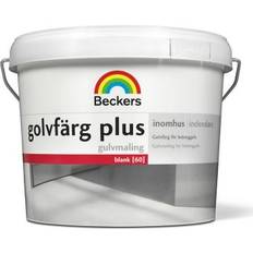 Beckers Golvfärger Målarfärg Beckers Plus Golvfärger Vit 1L