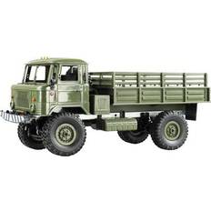 Amewi GAZ-66 vert brushed 1:16 Camion RC électrique Camion 4 roues motrices (4WD) prêt à fonctionner (RtR) 2,4 GHz avec accu et câble de charge