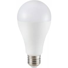 V-TAC led lampadina samsung chip 15W E27 A65 plastica bianco caldo 3000K Luce calda