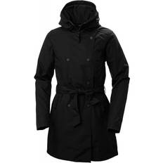 Femme Imperméables Helly Hansen Trench-coat Isolant Femme Welsey II Noir