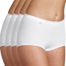 Sloggi Bekleidung Sloggi Basic Plus Maxi 4-pack - White