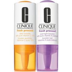 Retinol 2 Clinique Fresh Pressed Clinical Daily + Overnight Boosters with Pure Vitamins C 10% + A (Retinol) 2-pack