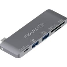 Lecteurs de Carte Mémoire Terratec Station daccueil USB-C CONNECT C7 Convient pour les marques: universel