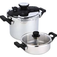 Stainless Steel Pressure Cooker Set