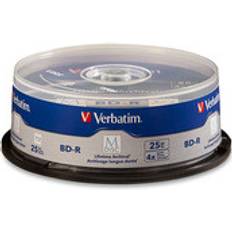 Verbatim BD-R Branded Surface 25GB 4x Spindle 25-Pack (98909)